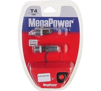 Автолампа T4W BA9s 1 SMD 7080 WHITE блистер MEGAPOWER M-90134W-2блт