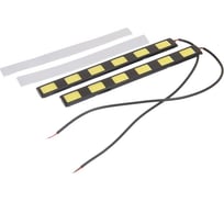 Дневные ходовые огни MEGAPOWER DAY LIGHT 6 COB 183х18мм пло M-25694