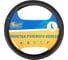 Оплетка KRAFT иск кожа с перфорацией, черная, 40 см / L KT 800314 2