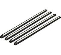 Накладки на бампер BLACK 460х25мм АВТОСТОП HJ-103B