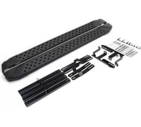 Пороги на авто Rival bmw-style круг lifan x60 2012-2016, 160 см, 2 шт., алюминий D160ALB.3302.2
