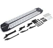 Пороги на авто Rival bmw-style круг exeed txl 2020-н.в., 180 см, 2 шт., алюминий D180AL.0907.1