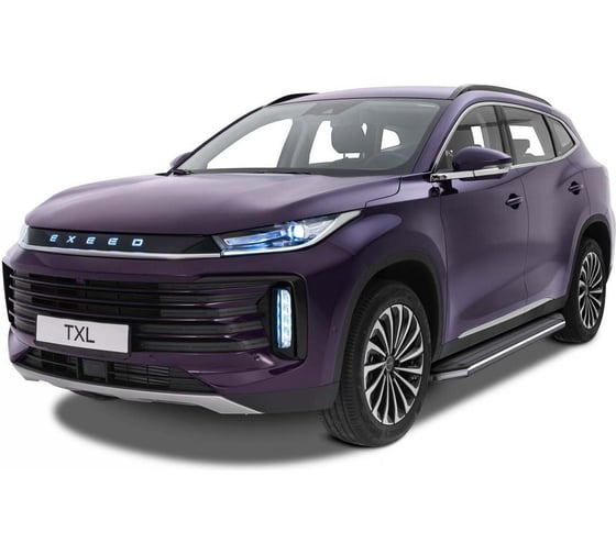 Пороги на автомобиль Rival premium для exeed txl 2020-н.в., 180 см, 2 шт., алюминий A180ALP.0907.1