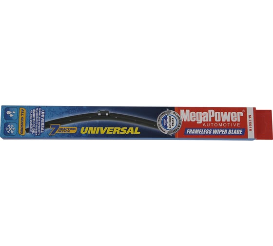 Щетка стеклоочистителя MEGAPOWER UNIVERSAL ALL SEASONS 400 мм 16 M-75016