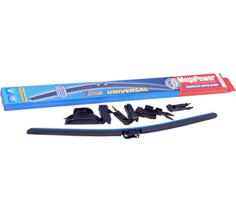 Щетка стеклоочистителя UNIVERSAL ALL SEASONS 475мм 19 бескаркасная Megapower M-75019 697070