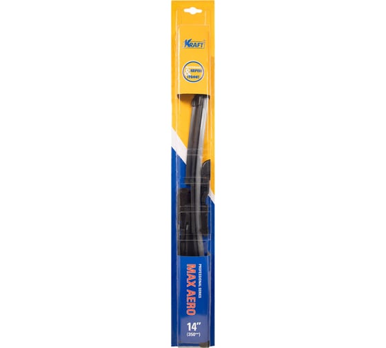 Бескаркасная щетка стеклоочистителя KRAFT 350mm KT 830021
