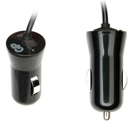Автомобильный USB адаптер GP 1USB, вых. 1A, mini USB, черный AP13BMNU-2CR1