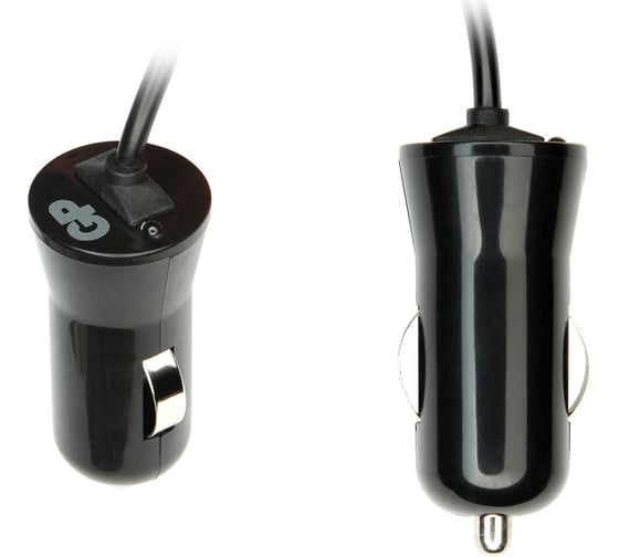 Автомобильный USB адаптер GP 1USB, вых. 1A, mini USB, черный AP13BMNU-2CR1