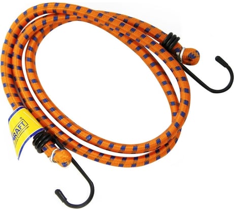 Набор резинок KRAFT 2 шт, 80 см, D=8 мм, мет крючки KT 860001