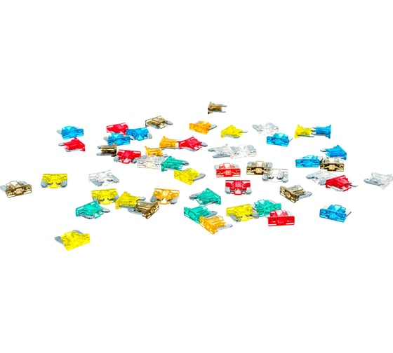 Набор предохранителей KRAFT серия MICRO, 50 шт, пласт кор KT 870017