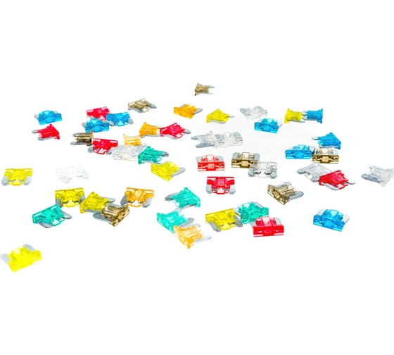 Набор предохранителей KRAFT серия MICRO, 50 шт, пласт кор KT 870017