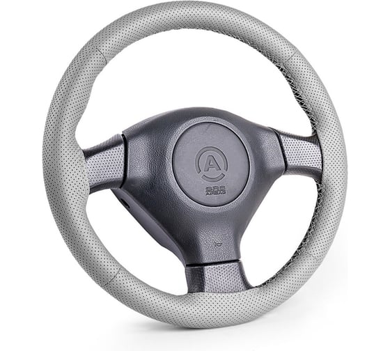 Оплетка для перетяжки руля AUTOPROFI SAM-201 GY M 1