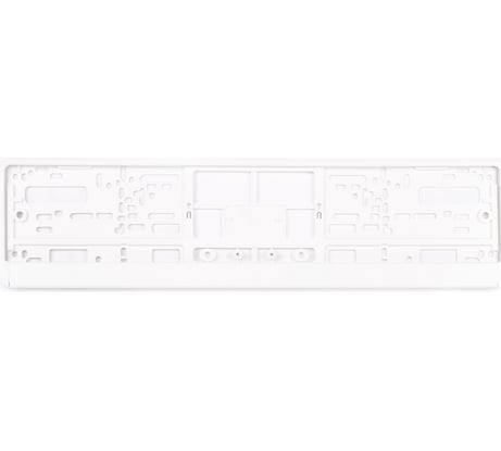 Пластиковая двусоставная рамка под номер AUTOPROFI белый RAM WH
