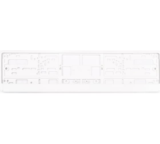 Пластиковая двусоставная рамка под номер AUTOPROFI белый RAM WH