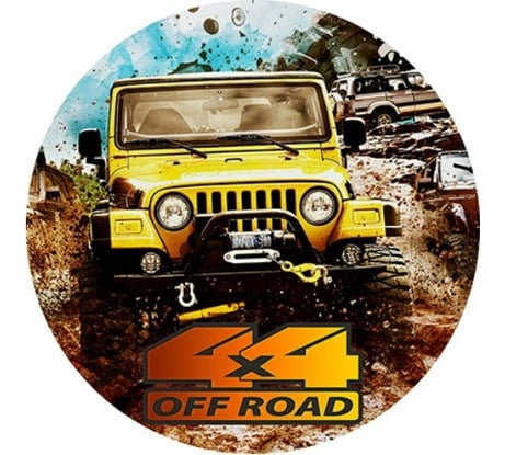 Чехол запасного колеса SKYWAY OFF ROAD R15 экокожа полиэстер S06301052