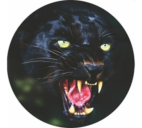 Чехол запасного колеса SKYWAY Черная пантера R16/17 экокожа полиэстер S06301061