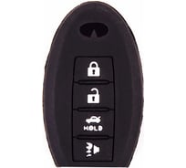 Автомобильный силиконовый чехол на ключ SKYWAY INFINITI 4 кнопки S05701079