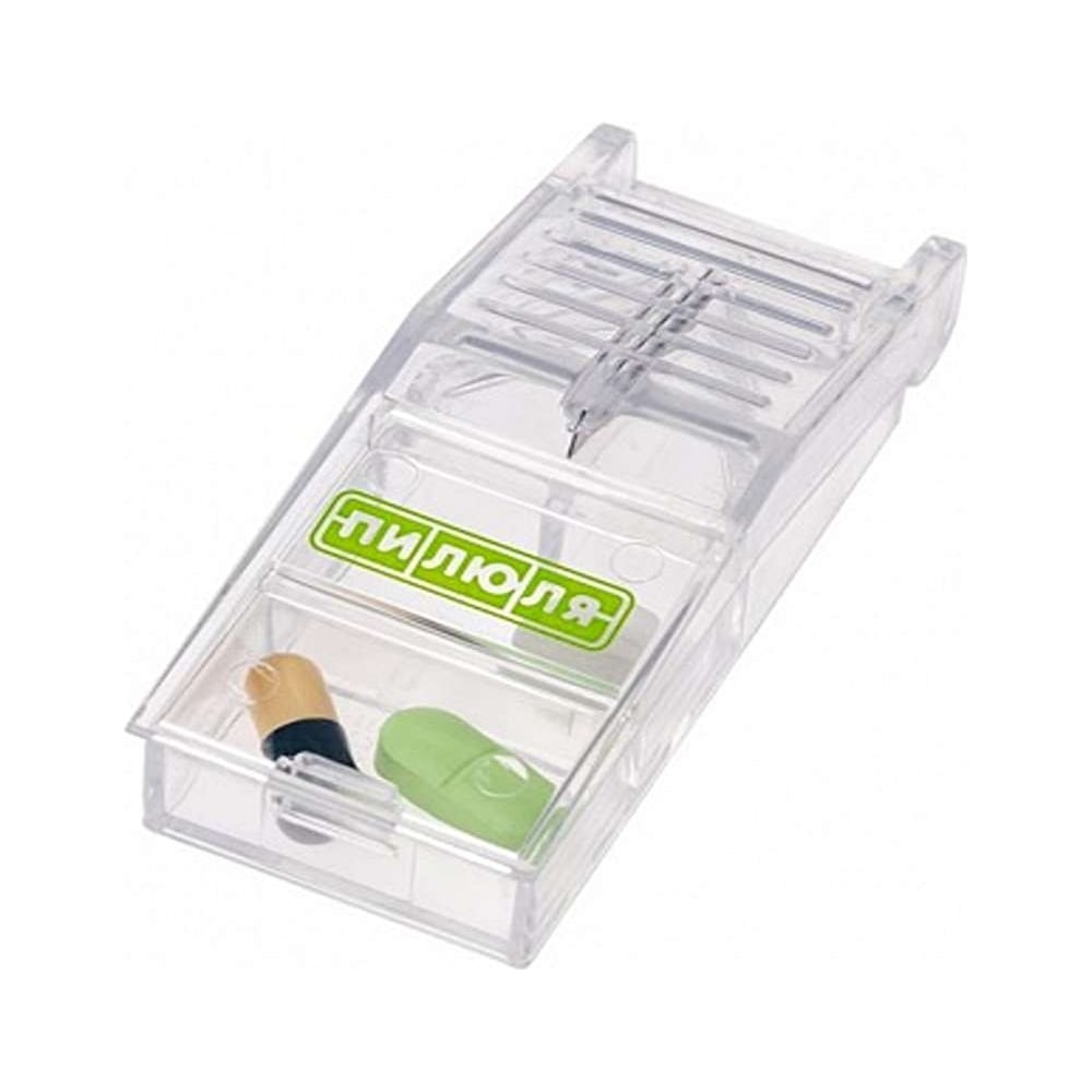 Таблетница с делителем для лекарственных средств ПИЛЮЛЯ УТ-00011736 ...