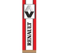 Прямоугольный вымпел RENAULT фон красный цветной SKYWAY S05101098 15971834