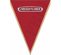 Треугольный вымпел FREIGHTLINER фон бордовый SKYWAY S05101021
