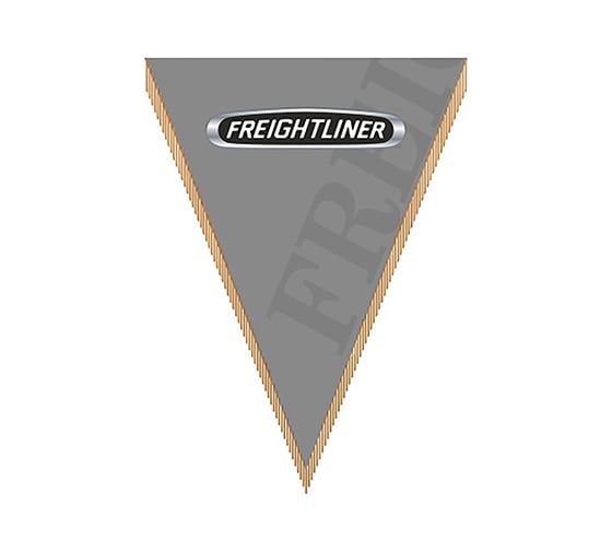 Треугольный вымпел FREIGHTLINER фон серый SKYWAY S05101022