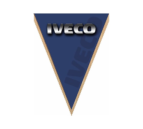 Треугольный вымпел IVECO фон синий SKYWAY S05101032
