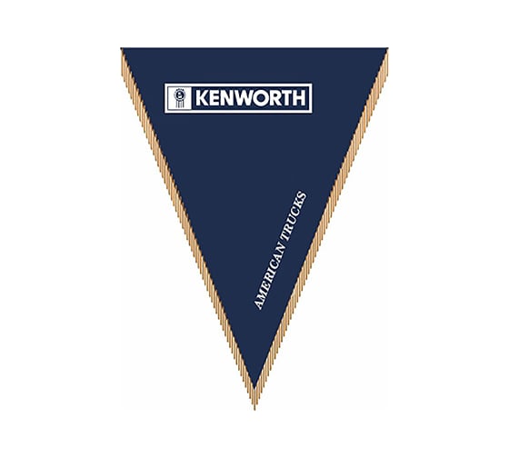 Треугольный вымпел KENWORTH фон синий SKYWAY S05101044