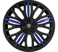 Колпаки на колеса Sparco Leggera коплект 4 шт., черн./синий, разм. 14" (350 мм) SPC/WC-1350L BK/BL (14)