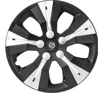 Колпаки на колеса Sparco Urban коплект 4 шт., черн./серебро, разм. 15" (370 мм) SPC/WC-1360 BK/SILVER (15)
