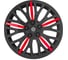Колпаки на колеса Sparco Leggera коплект 4 шт., черн./красный, разм. 13" (325 мм) SPC/WC-1350L BK/RD (13) 1
