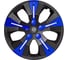 Колпаки на колеса Sparco Urban коплект 4 шт., черн./синий, разм. 14" (350 мм) SPC/WC-1360 BK/BL (14) 1