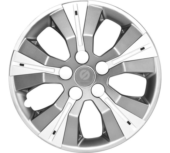 Колпаки на колеса Sparco Urban коплект 4 шт., черн./серебро, разм. 14" (350 мм) SPC/WC-1360 BK/SILVER (14) 1