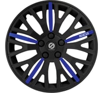 Колпаки на колеса Sparco Leggera коплект 4 шт., черн./синий, разм. 15" (370 мм) SPC/WC-1350L BK/BL (15)