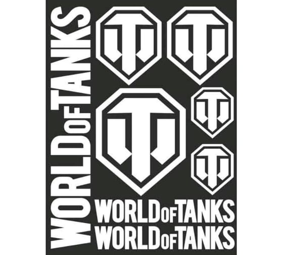 Наклейка SKYWAY БЛИКЕР термо плоттер World of tanks цвет серебро Л1903 1
