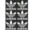 Наклейка SKYWAY БЛИКЕР термо плоттер Adidas Old (150х250) цвет серебро (упаковка 1 шт) S08104001 1