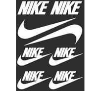 Наклейка SKYWAY БЛИКЕР термо плоттер Nike цвет серебро Л1899