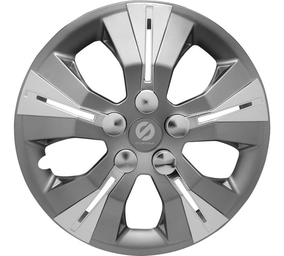 Колпаки на колеса Sparco Urban коплект 4 шт., сер./серебро, разм. 13" (325 мм) SPC/WC-1360 GY/SILVER (13) 1