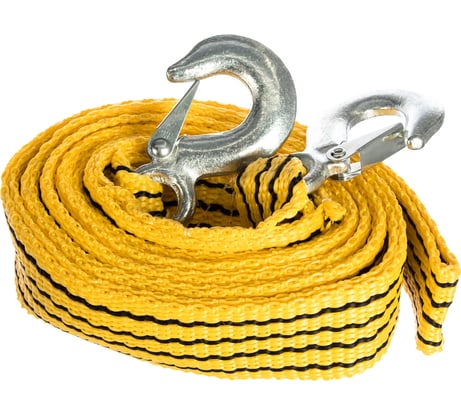 Буксировочный трос ГЛАВДОР GL-21, 10 т х 5 м, 2 крюка, в сумке 48121