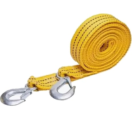 Буксировочный трос ГЛАВДОР GL-18, 5 т х 5 м, 2 крюка, в сумке 48118