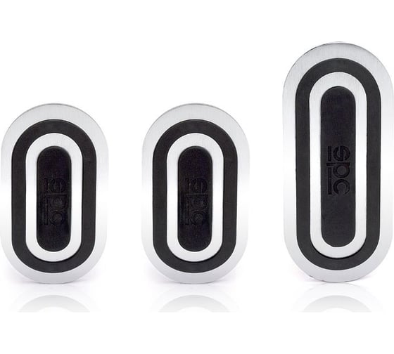 Накладки на педали Sparco Urban алюминиевые, алюм./черный, компл. из 3 шт., для МКПП SPC/PD-URB AL/BK (3)