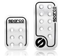 Накладки на педали Sparco Racing алюминиевые, алюм./черный, компл. из 2 шт., для АКПП SPC/PD-RCN AL/BK (2)