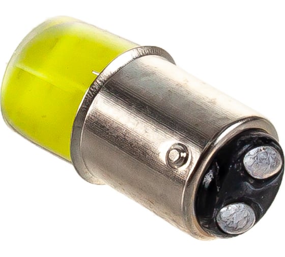 Автолампа диод S25 2 COB диода BAY15d 2-контурная, белая SKYWAY S08201248