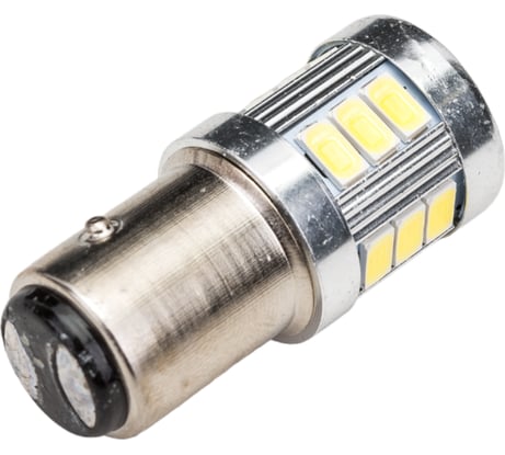 Автолампа SKYWAY диод S25 (P215W) 12/24V 18 SMD диодов 2-конт BAY15d белая, 2 шт. S08201317