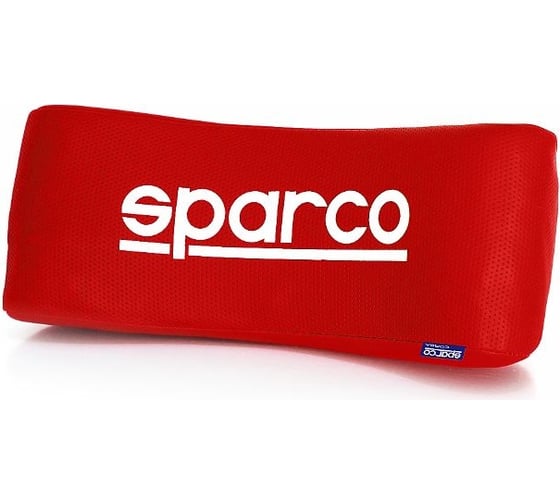 Упор под шею Sparco перфорированная эккоожа, наполнитель из плотной пены, красный SPC/NEC-001 RD