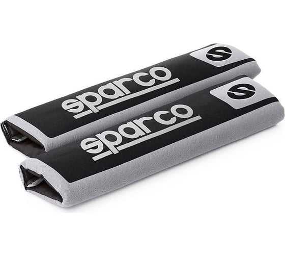 Накладки на ремень безопасности Sparco Classic, 2 шт. в компл., черн./серый SPC/CLS-0205 BK/GY 1