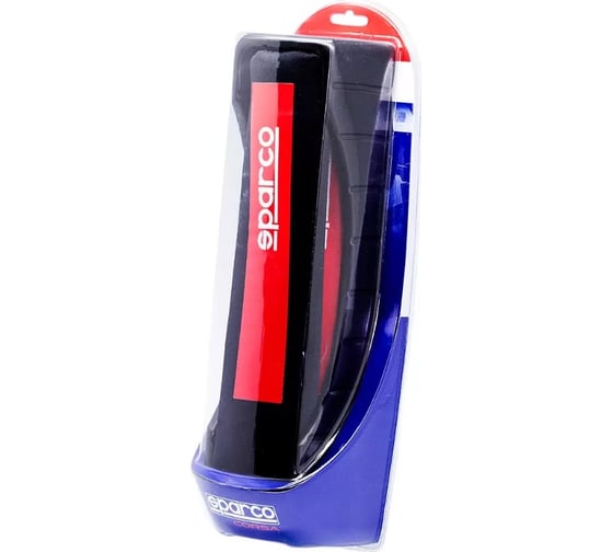 Накладки на ремень безопасности Sparco Racing 2 шт. в компл., черн./красный SPC/RCN-0205 BK/RD