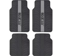 Автомобильные коврики Sparco Racing эластичный ПВХ, морозоустойчивые, 4 предм., черн./серый SPC/RCN-504 BK/GY