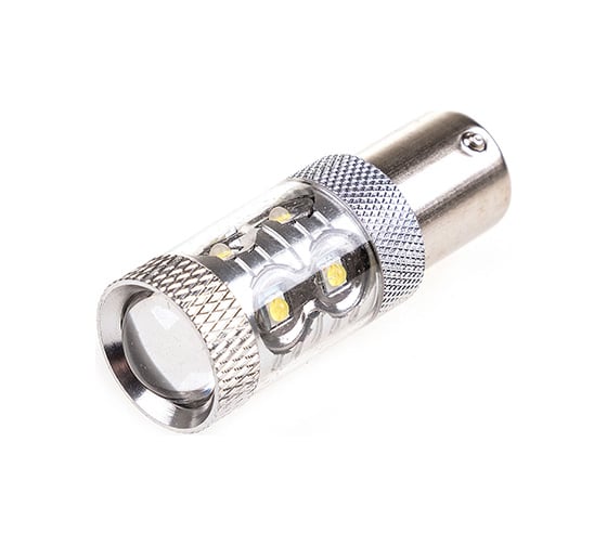 Автолампа диод S25 P21W 10 SMD диодов BA15s 1-контурная, белая SKYWAY S08201257