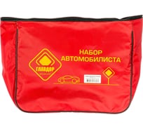 Сумка ГЛАВДОР 35х30х11 см GL-669 красная на молнии 53738