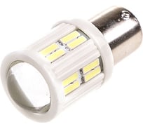 Автолампа диод S25 P21W 12-24V 28 SMD диодов BA15s 1-контурная, белая SKYWAY S08201265